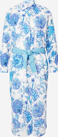 Robe-chemise Emily Van Den Bergh en bleu : devant