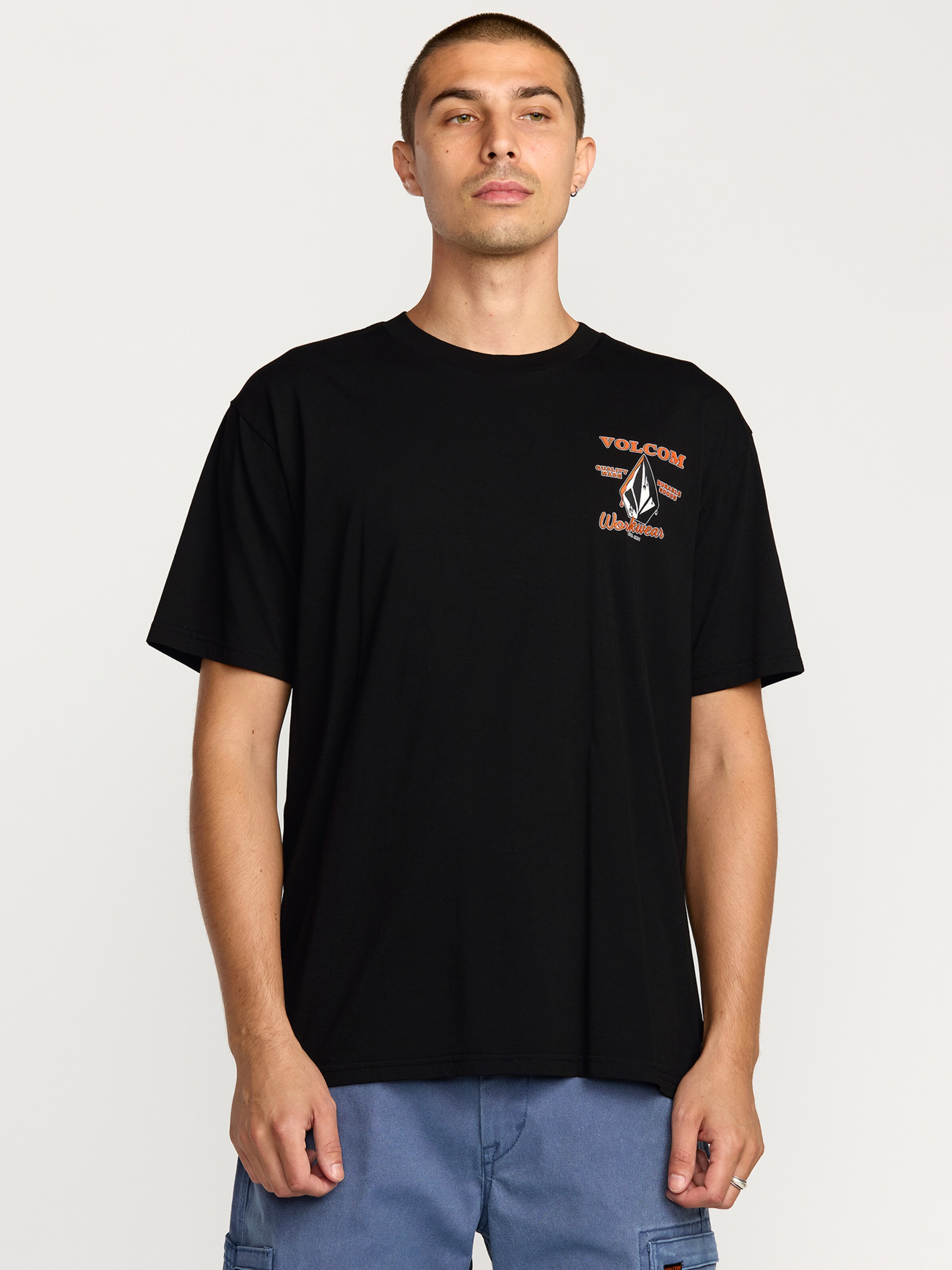 Volcom Shirt in Zwart: voorkant
