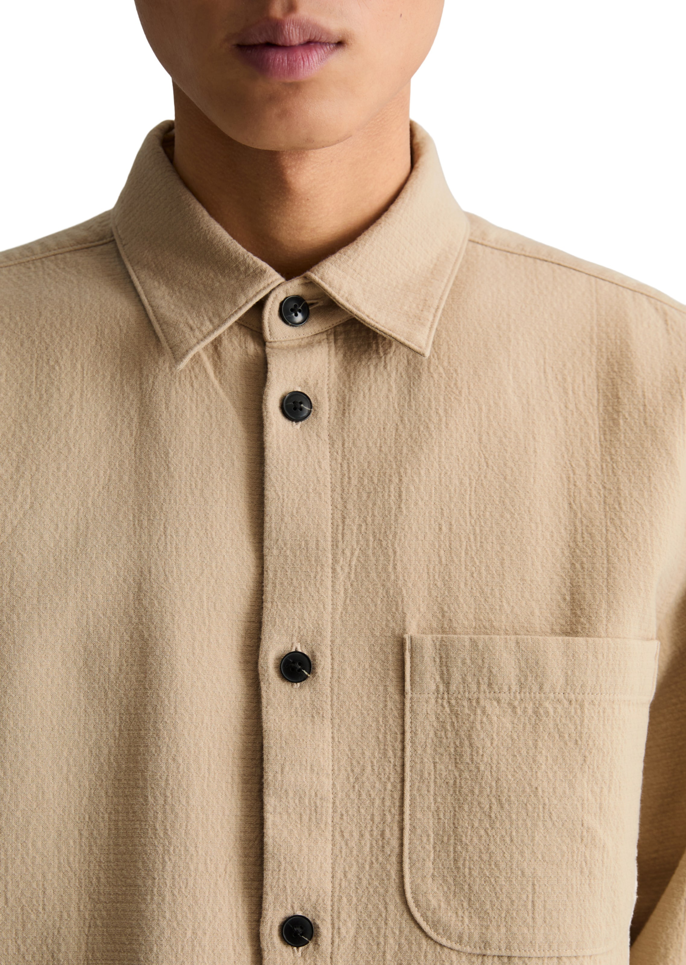 Marc O'Polo DENIM Regular fit Overhemd in Beige