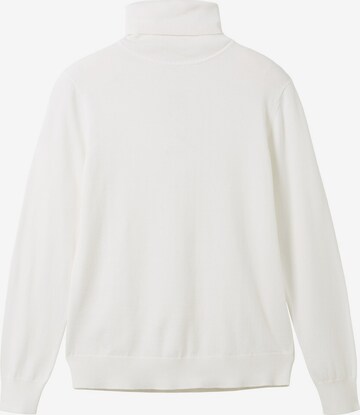 TOM TAILOR Sweater in White