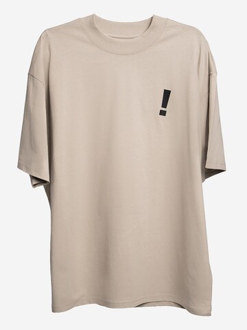 HEY KOLLEGA! Oversized Shirt in Grey: front