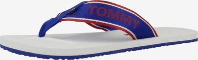 TOMMY HILFIGER Zehensandale in blau / weiß, Produktansicht