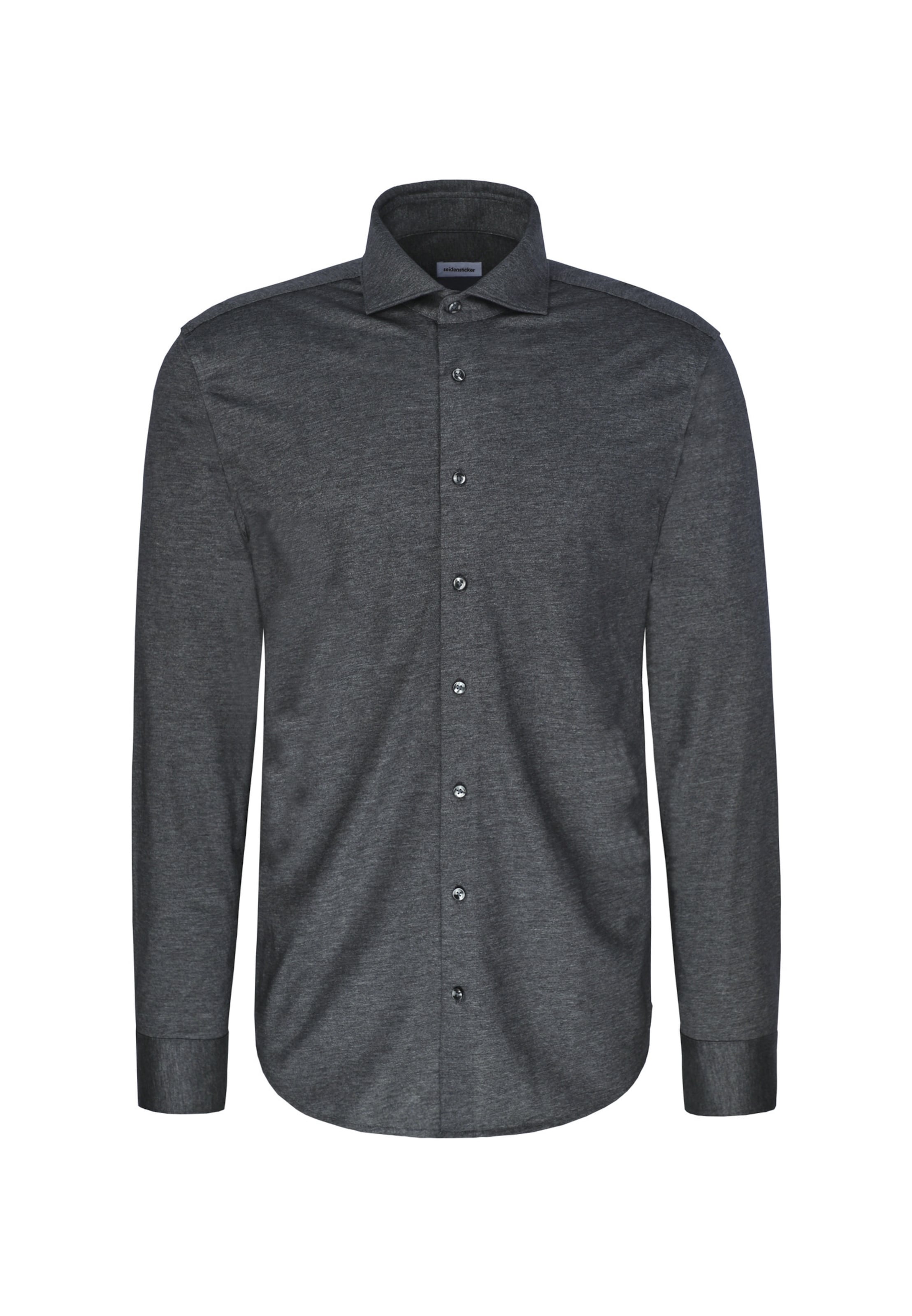 Chemise business SEIDENSTICKER en gris : devant