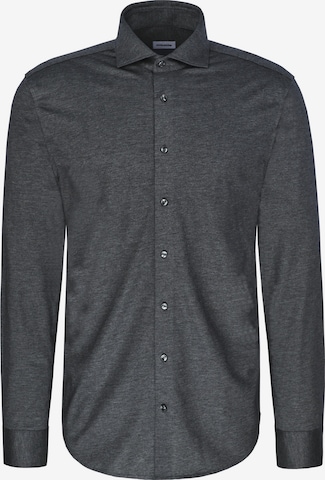 Chemise business SEIDENSTICKER en gris : devant