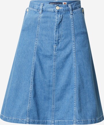 Levi's Made & Crafted Rok 'LMC Petal Skirt' in Blauw: voorkant