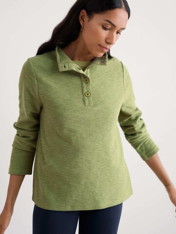 Seasalt Cornwall Trui 'Last Boat' in Groen: voorkant