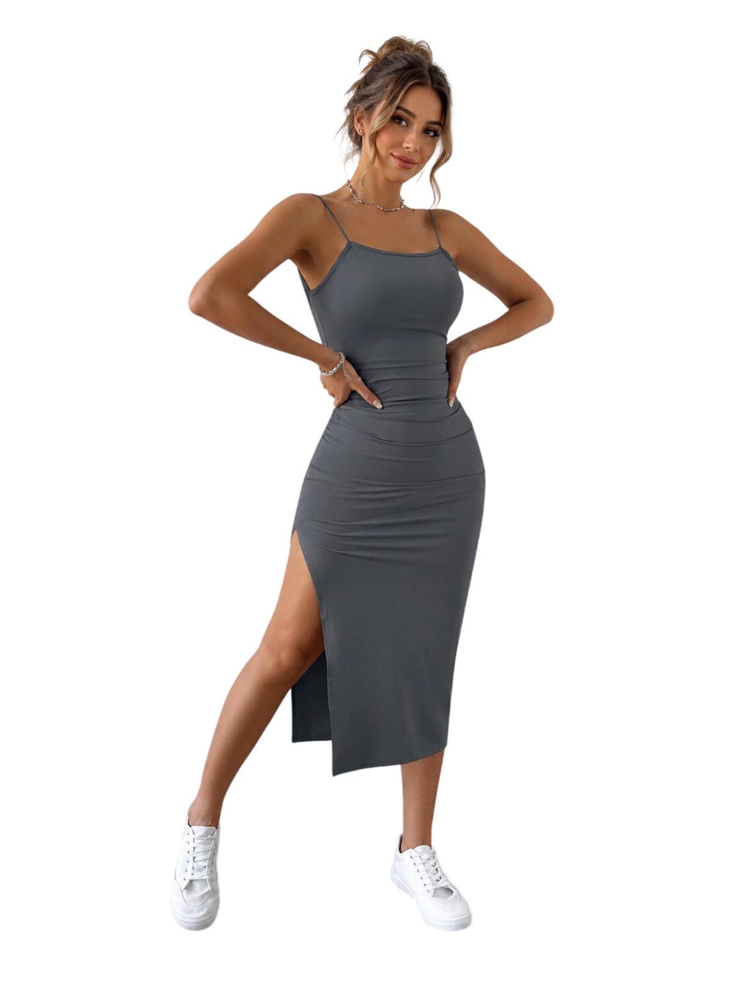 Ocoza Dress in Grey