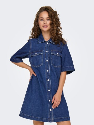 ONLY Shirt dress in Blue: front