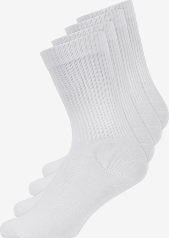 SNOCKS Socks in White: front