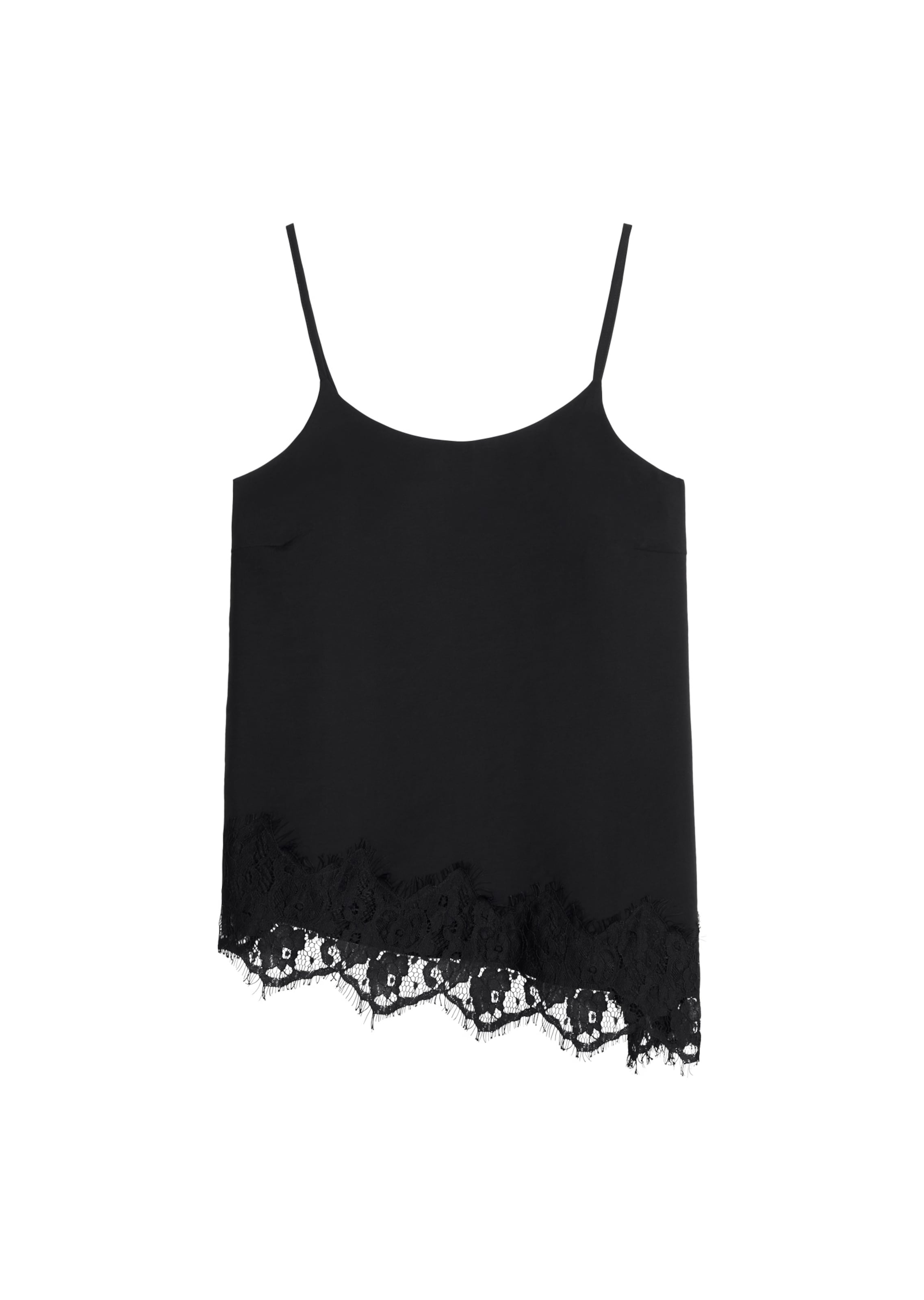 Marc O'Polo DENIM Top in Zwart: voorkant