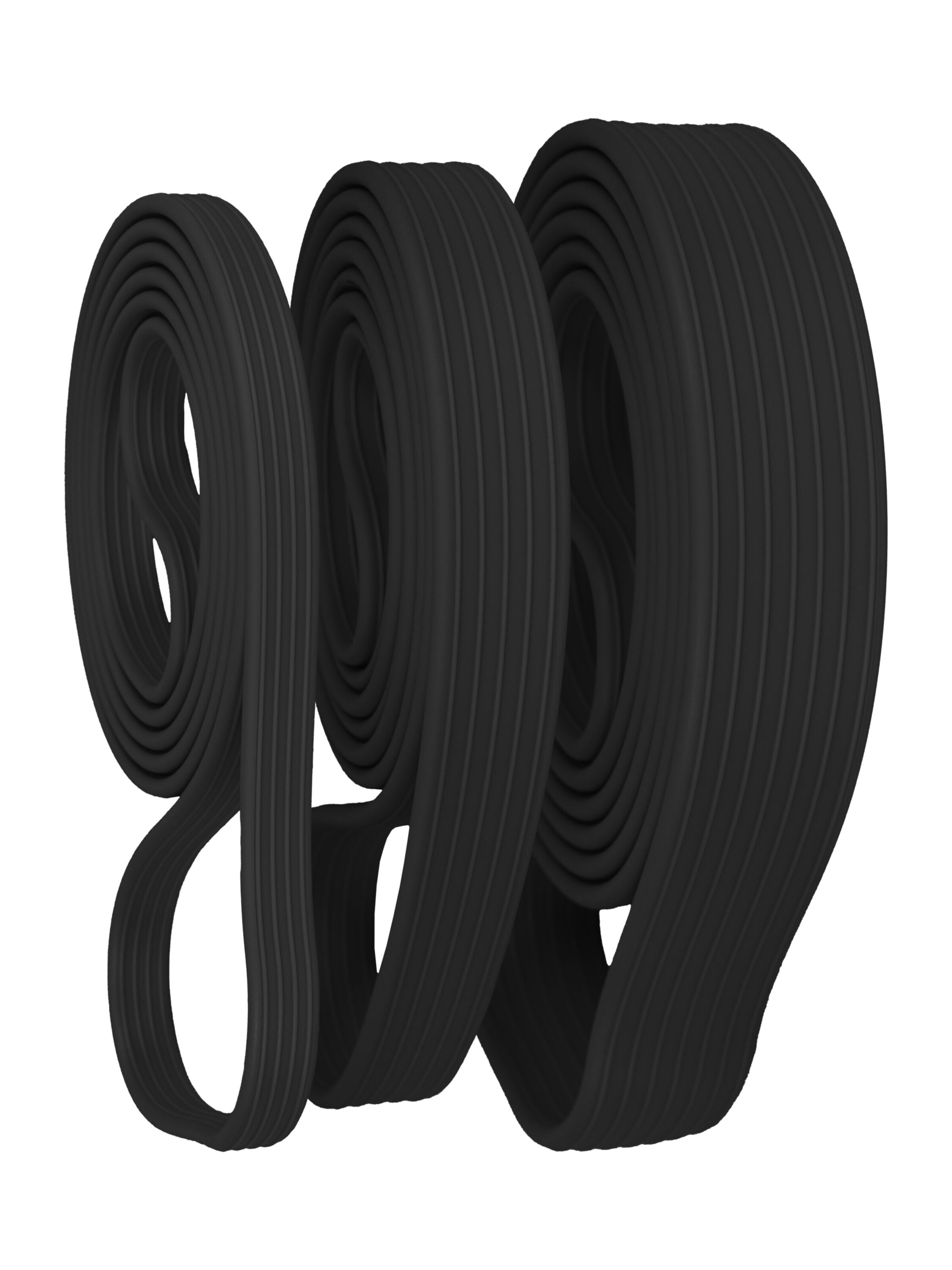 OMNANA Band 'LOOM™' in Black: front
