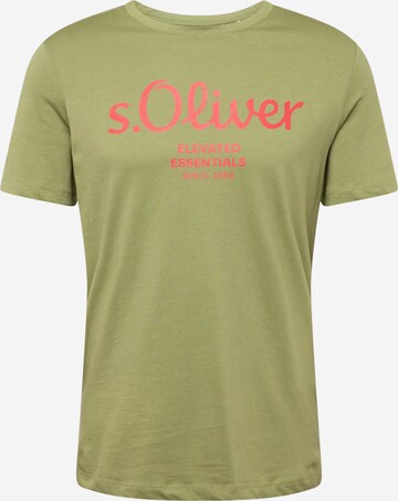 T-Shirt s.Oliver en vert : devant