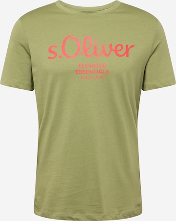 T-Shirt s.Oliver en vert : devant