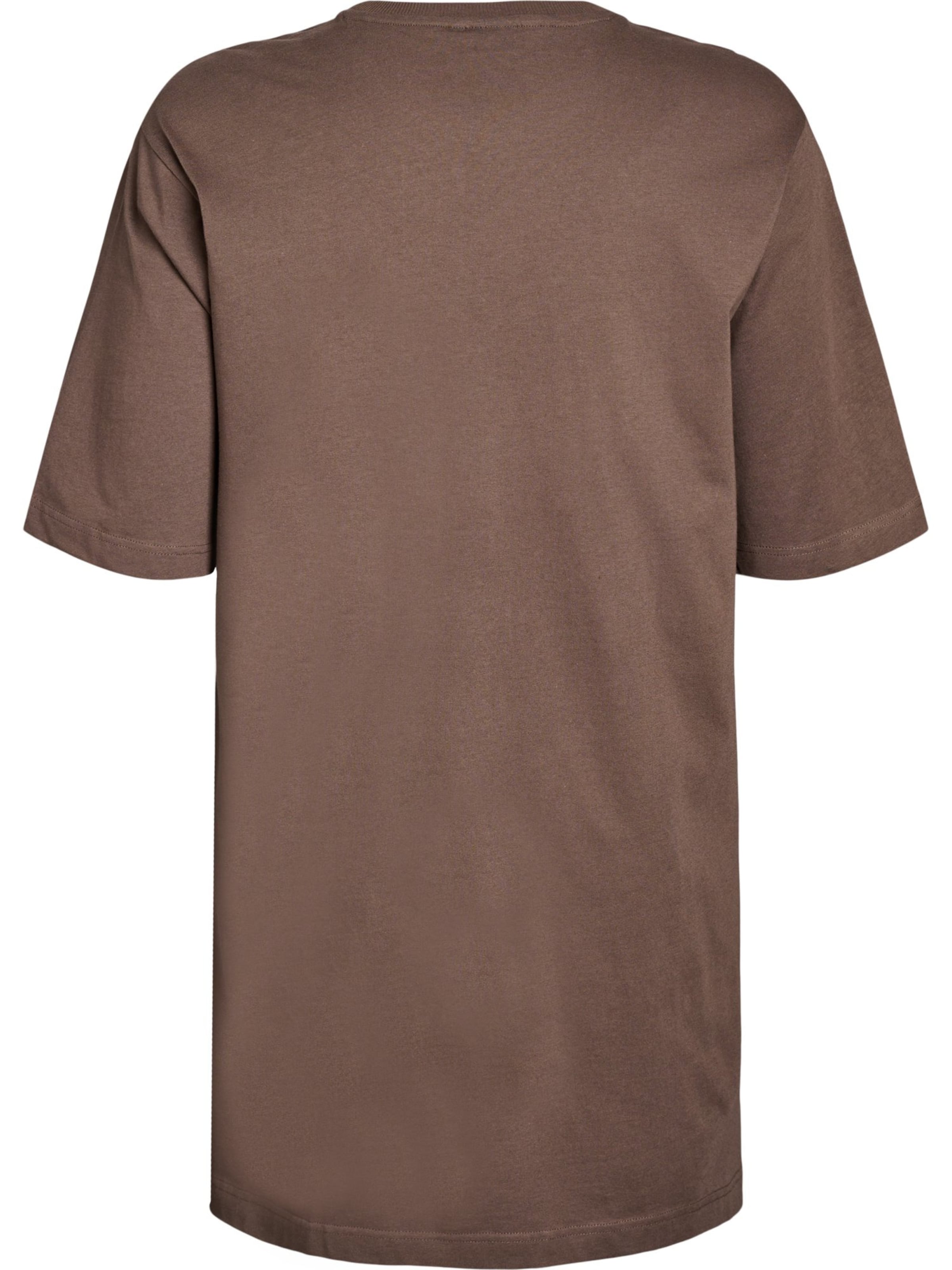 Zizzi Blusenkleid 'Eessa' in Braun