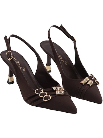 Limoya Slingpumps 'Rosig' in Bruin