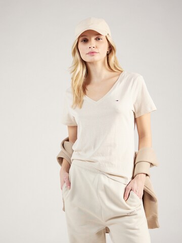 Maglietta di Tommy Jeans in beige: frontale