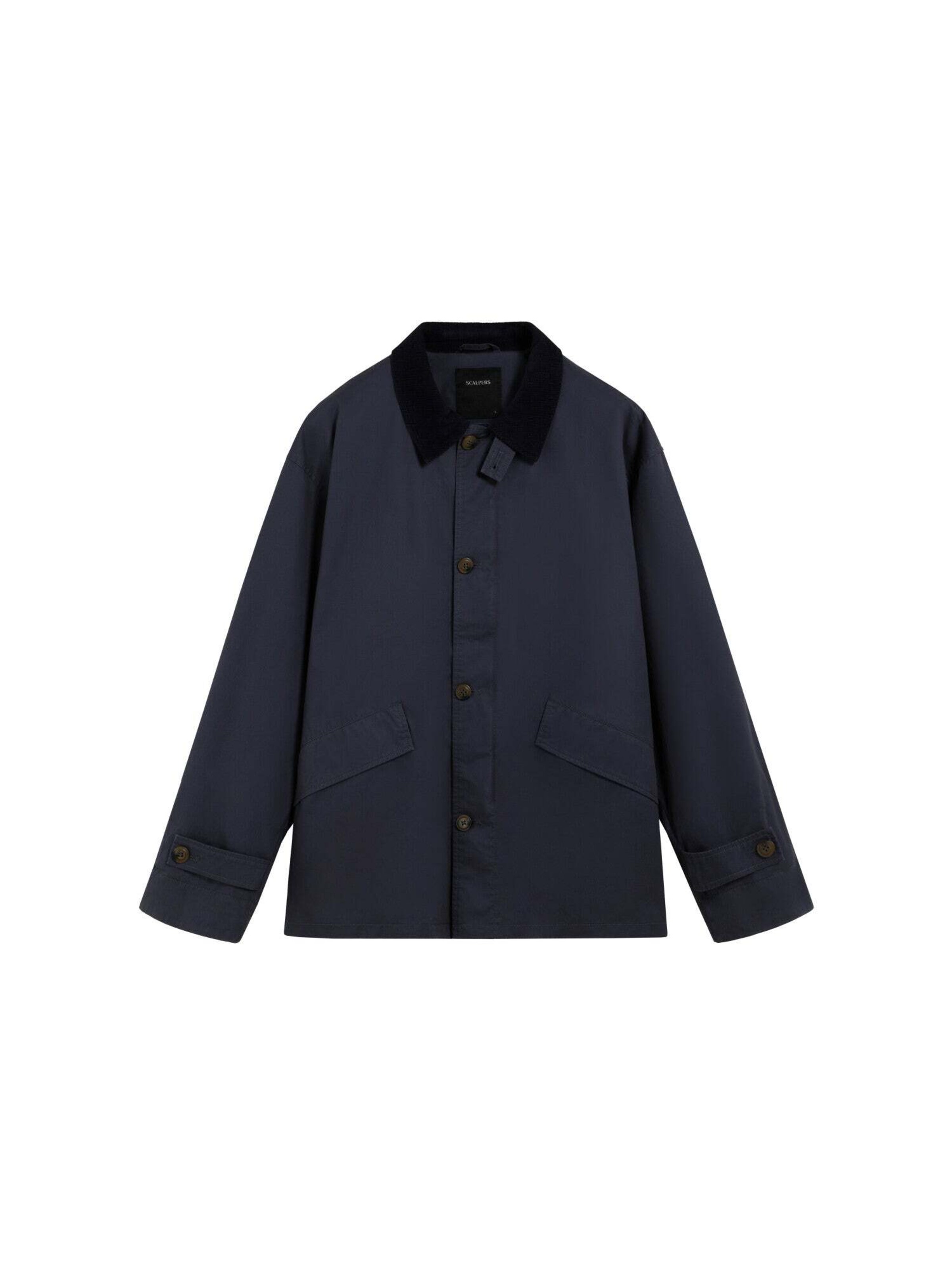 Scalpers Демисезонная куртка в Синий / Темно-синий, Обзор товара