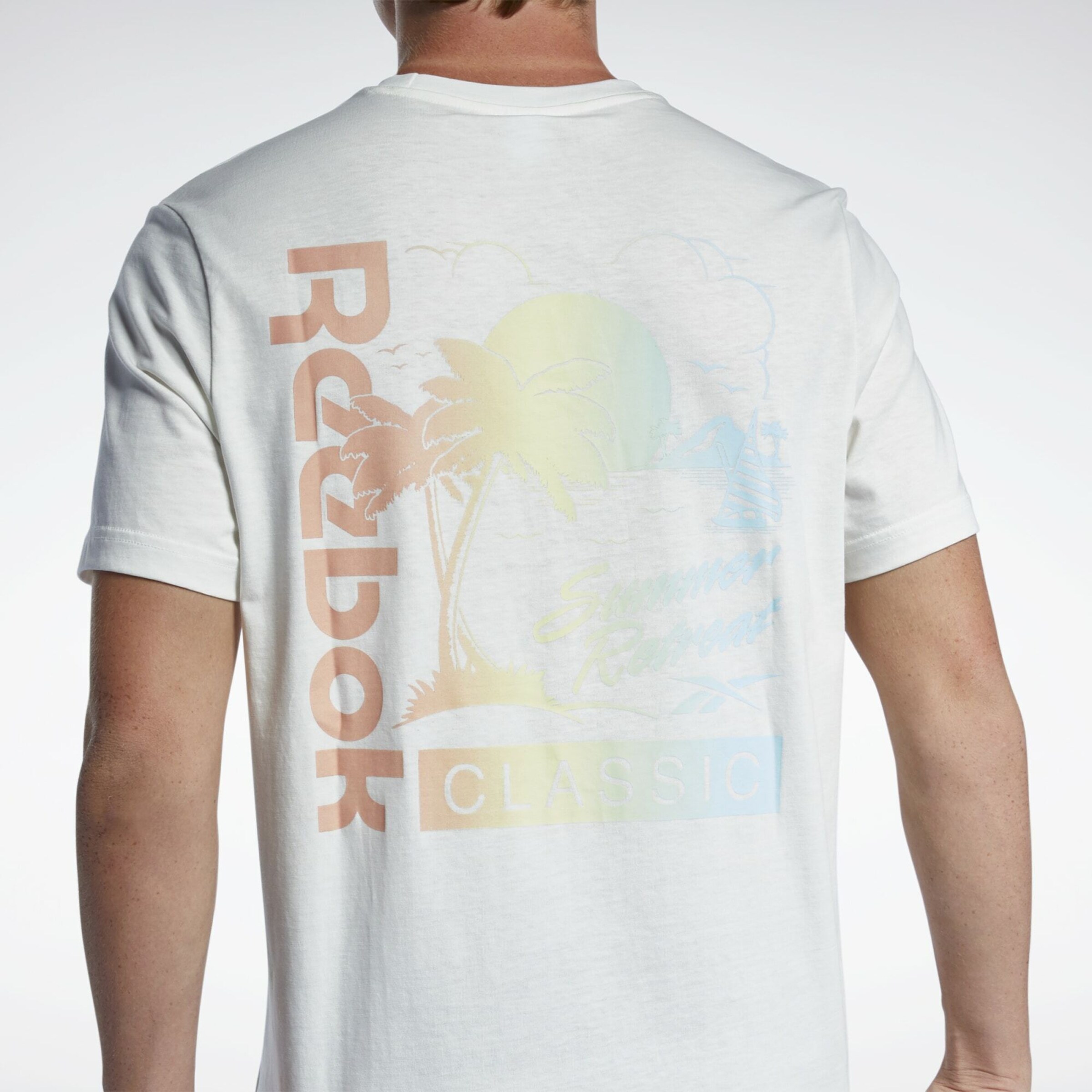 Frauen Große Größen Reebok Classics Shirt in Weiß - JD98556 Frauen Große Größen Reebok Classics Shirt in Weiß - JD98556