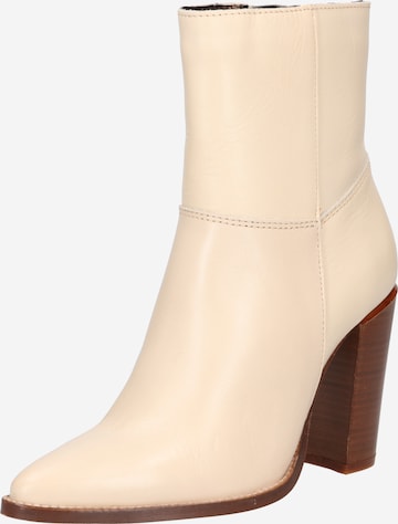 PS Poelman Ankle Boots in White: front