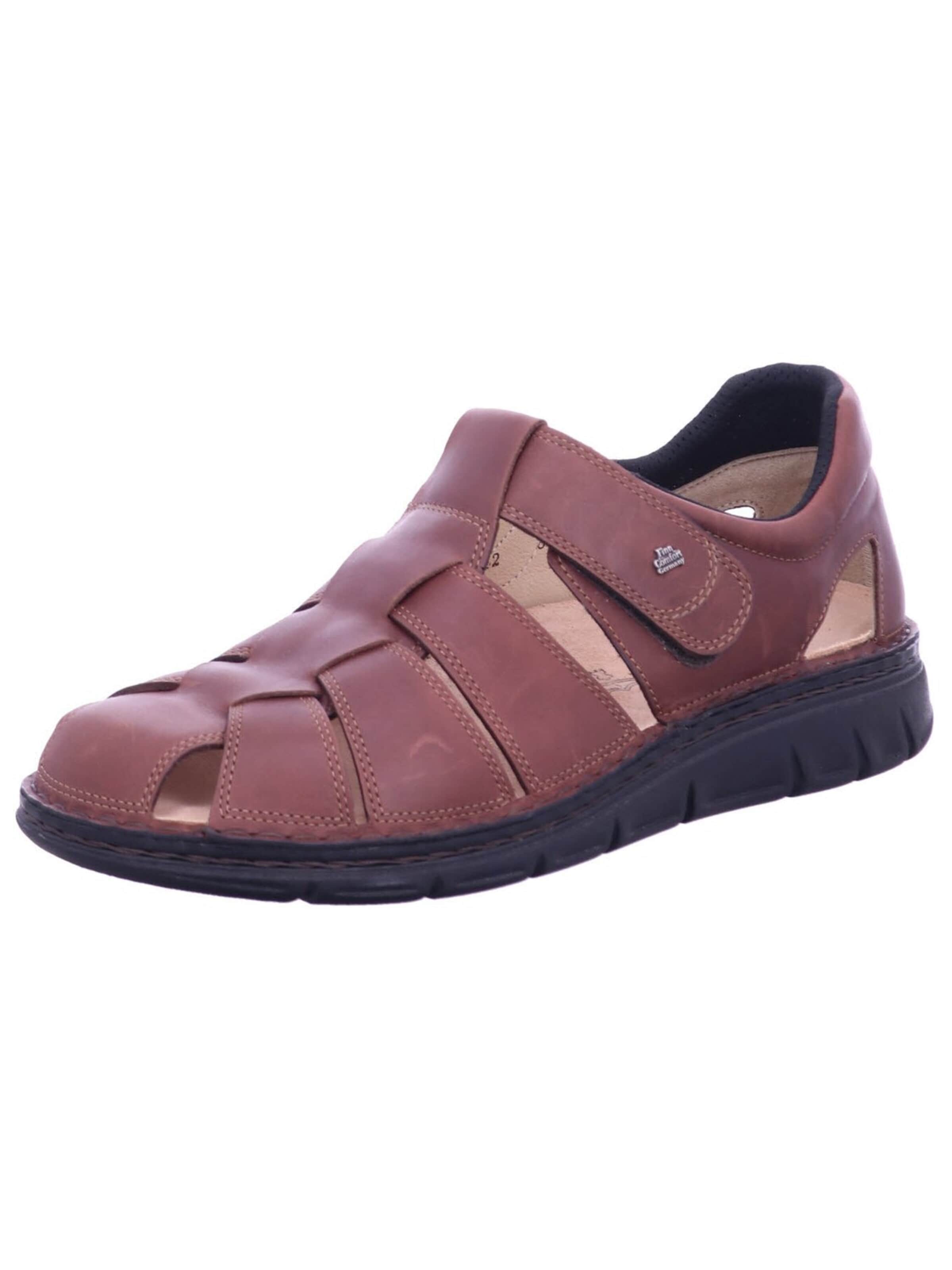 Finn Comfort - Sandalias 'Sandale Herren 81541 668130 Echtleder in braun' en marrón: frente