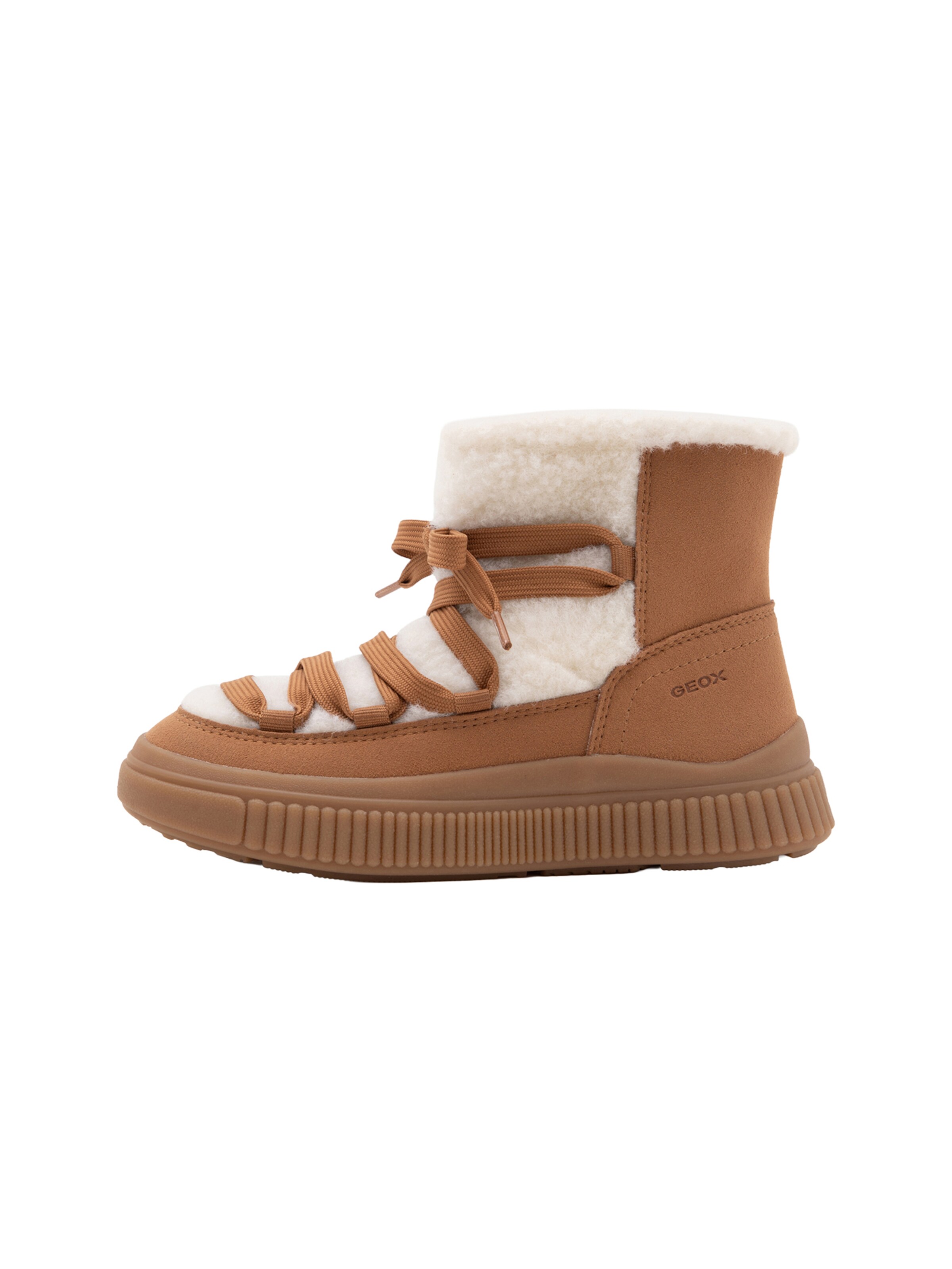 GEOX Stiefel 'J LAQUINNY  ' in 28 in pueblo / offwhite, Produktansicht