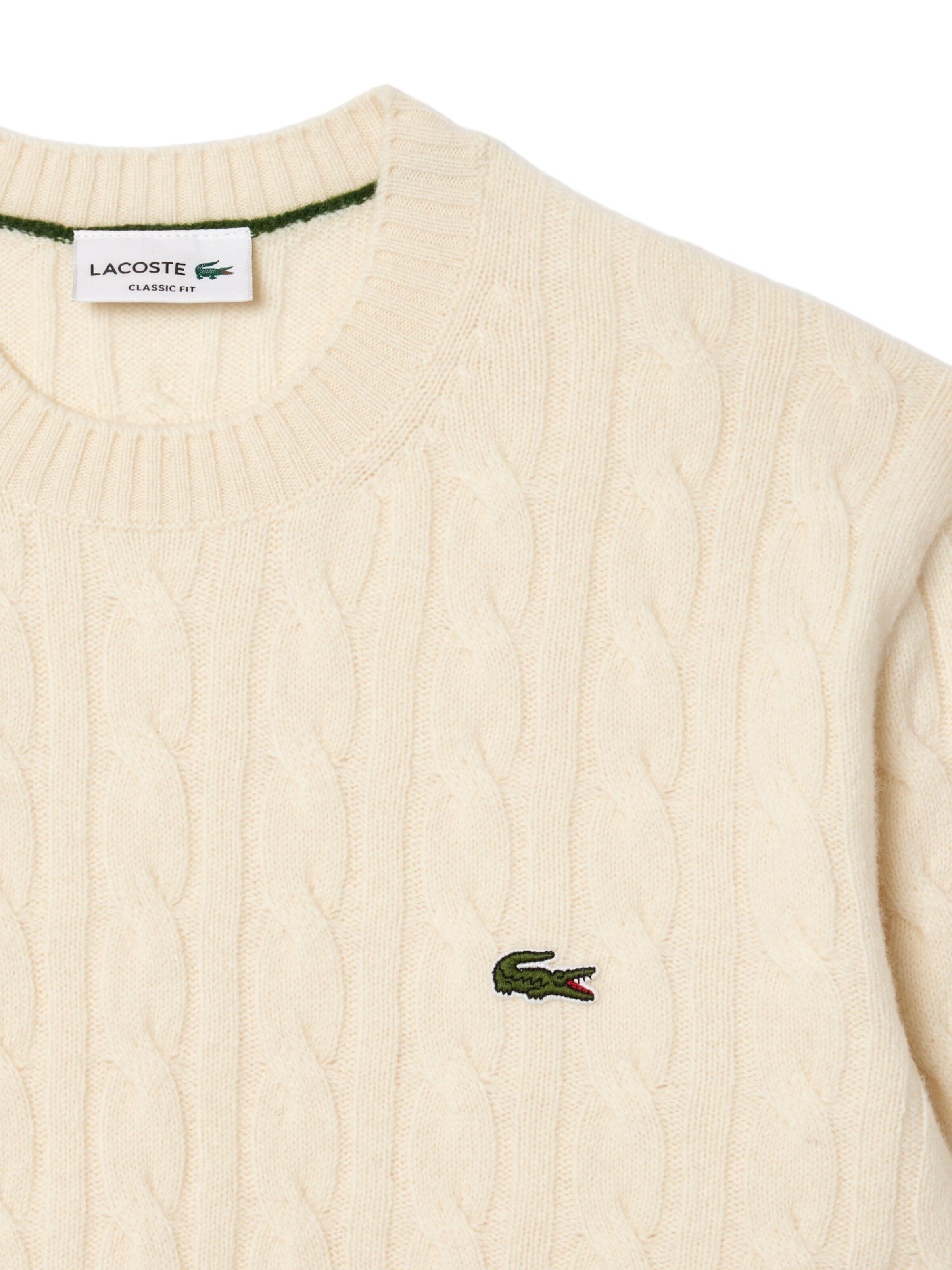LACOSTE Pullover in Beige