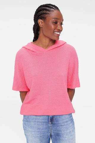 SENSES.THE LABEL Sweater in Pink: front