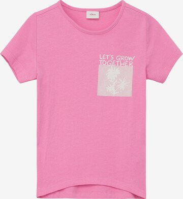 T-Shirt s.Oliver en rose : devant