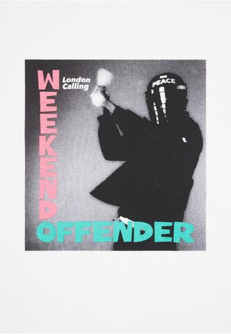Weekend Offender Shirt 'London Calling' in Wit
