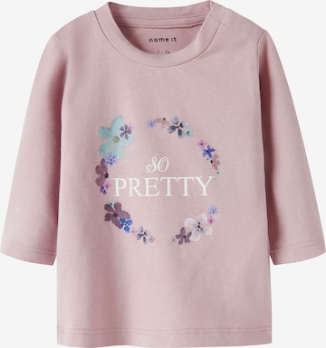 T-Shirt 'NBFNEYA' NAME IT en violet : devant