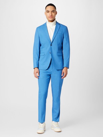 Coupe slim Costume 'LIAM' SELECTED HOMME en bleu : devant