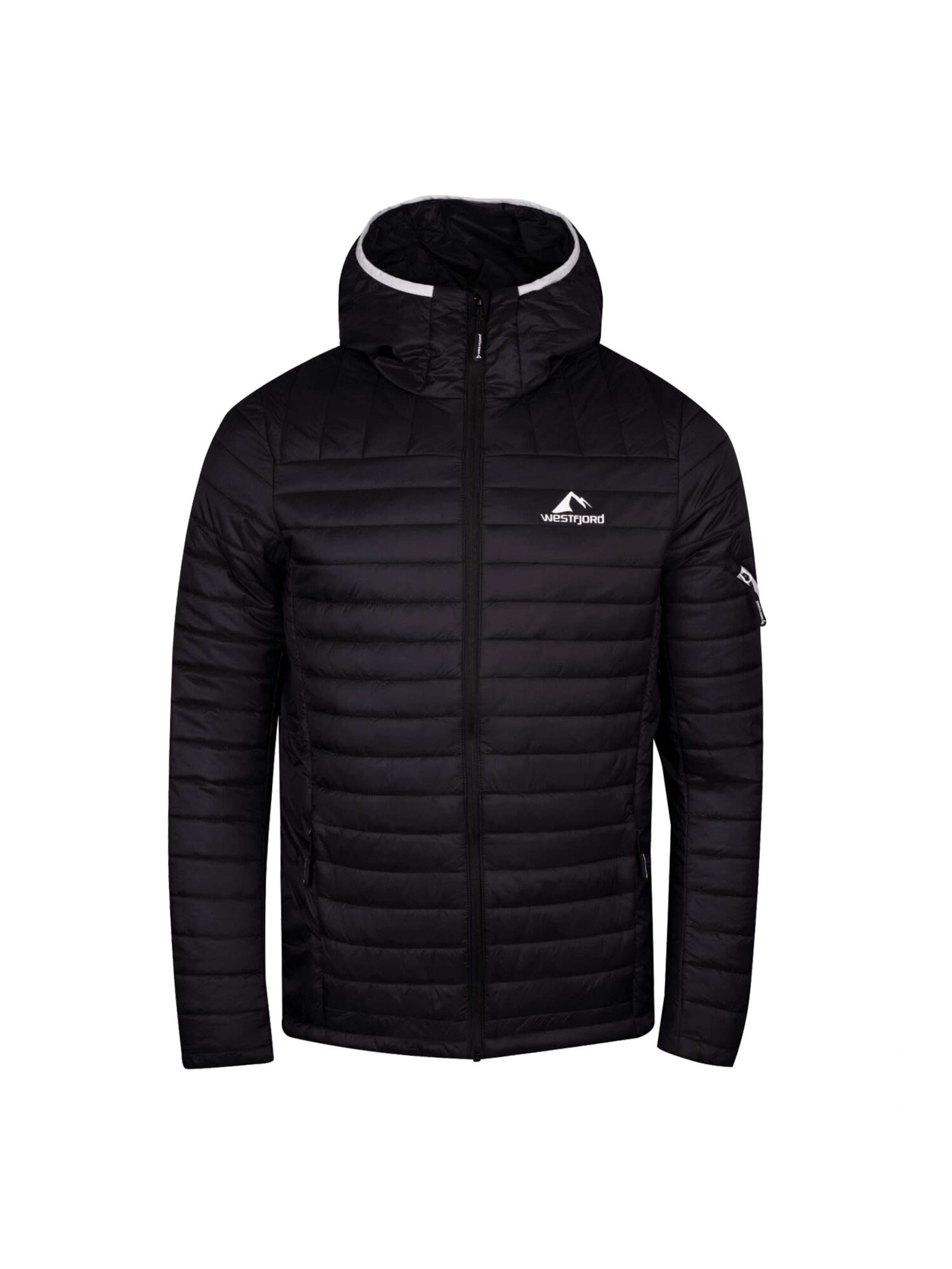 WESTFJORD Winter Jacket in Black: front