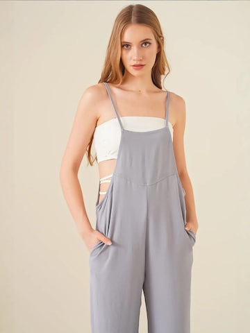 BigdartWide Leg/ Široke nogavice Kombinezon - siva boja