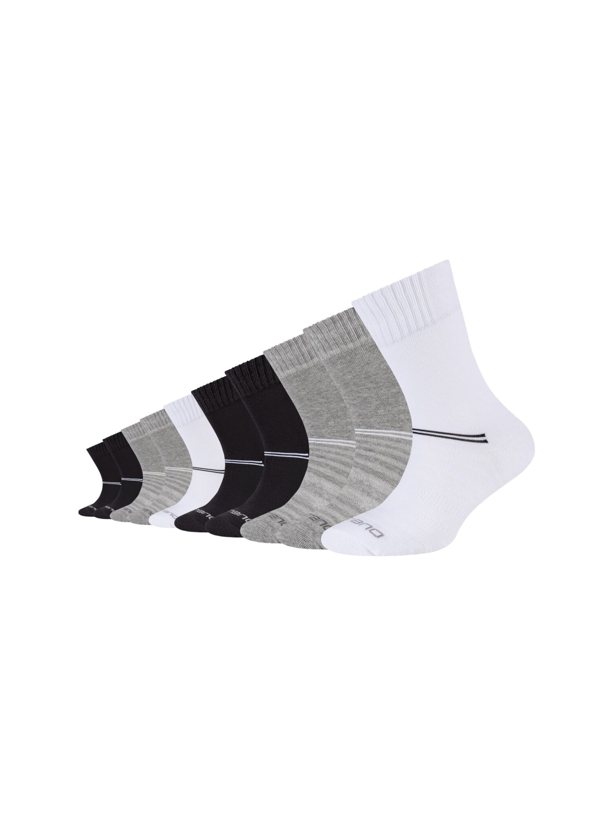 camano Socks in Grey: front