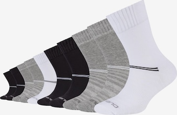 camano Socks in Grey: front