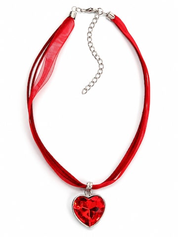 Allgäu Rebell Necklace 'Gitti' in Red: front