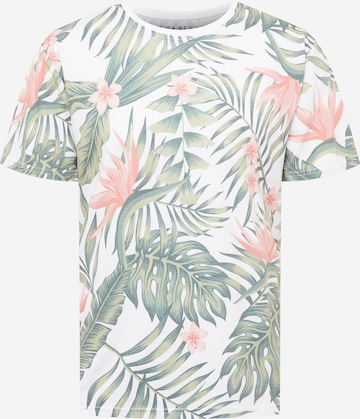 Key Largo Shirt 'YUCCA' in Wit: voorkant