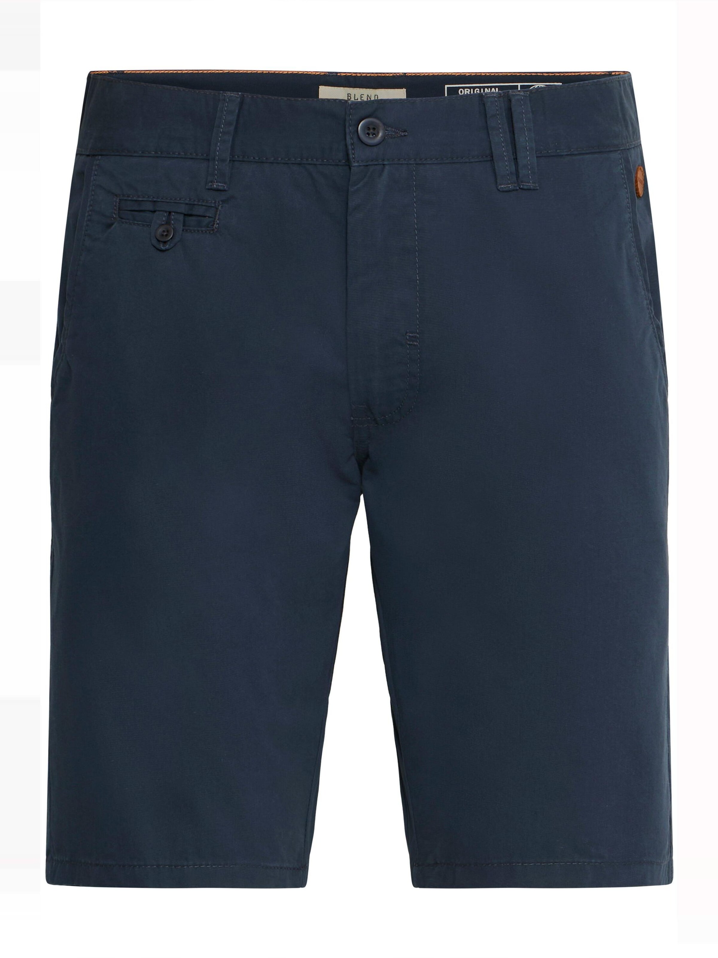 BLEND Chino Pants 'Sasuke' in Blue: front