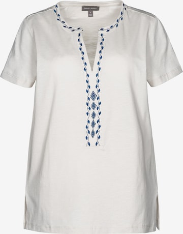 Gina Laura Shirt in White: front