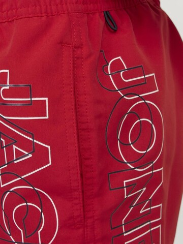 Pantaloncini da bagno 'JPSTFIJI' di JACK & JONES in rosso