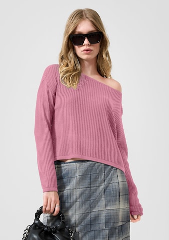 QS Trui in Roze: voorkant