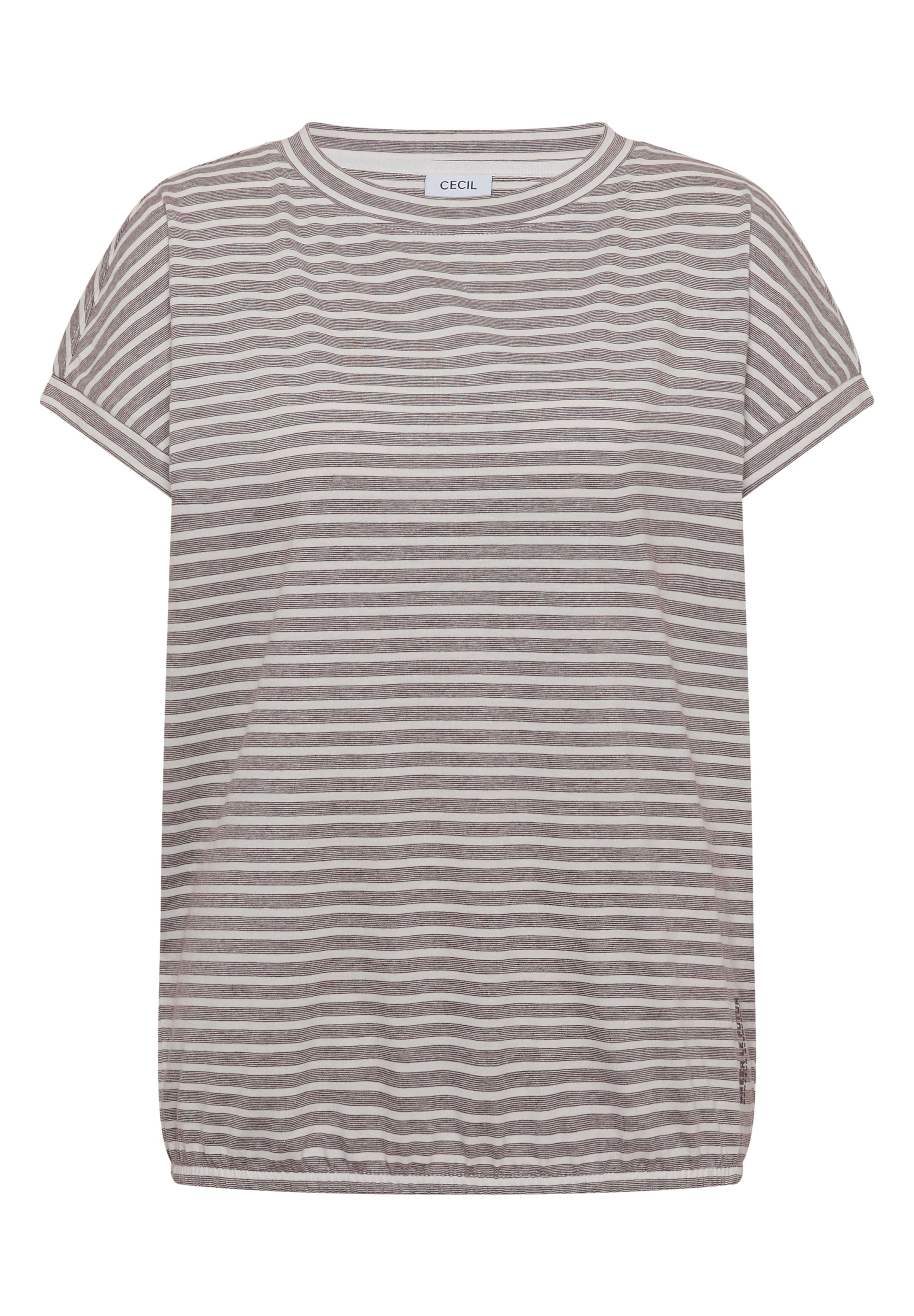 CECIL T-Shirt in Braun: Vorderseite