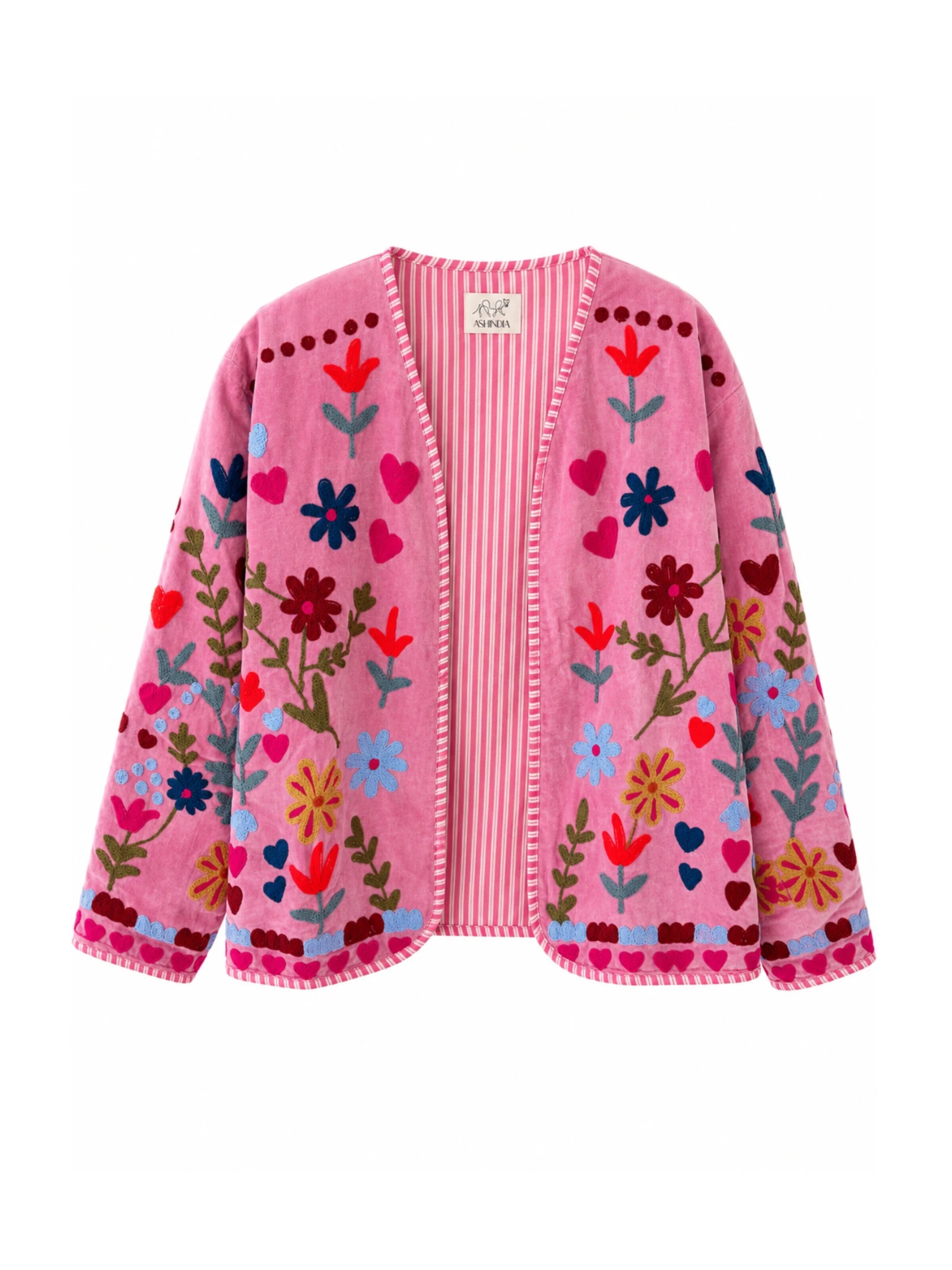 ASHINDIA Between-Season Jacket 'Susi' in Green: front