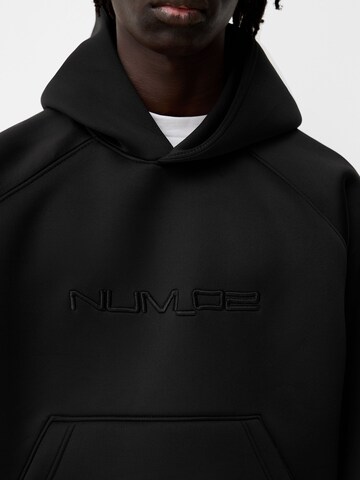 Bershka Sweatshirt in Schwarz