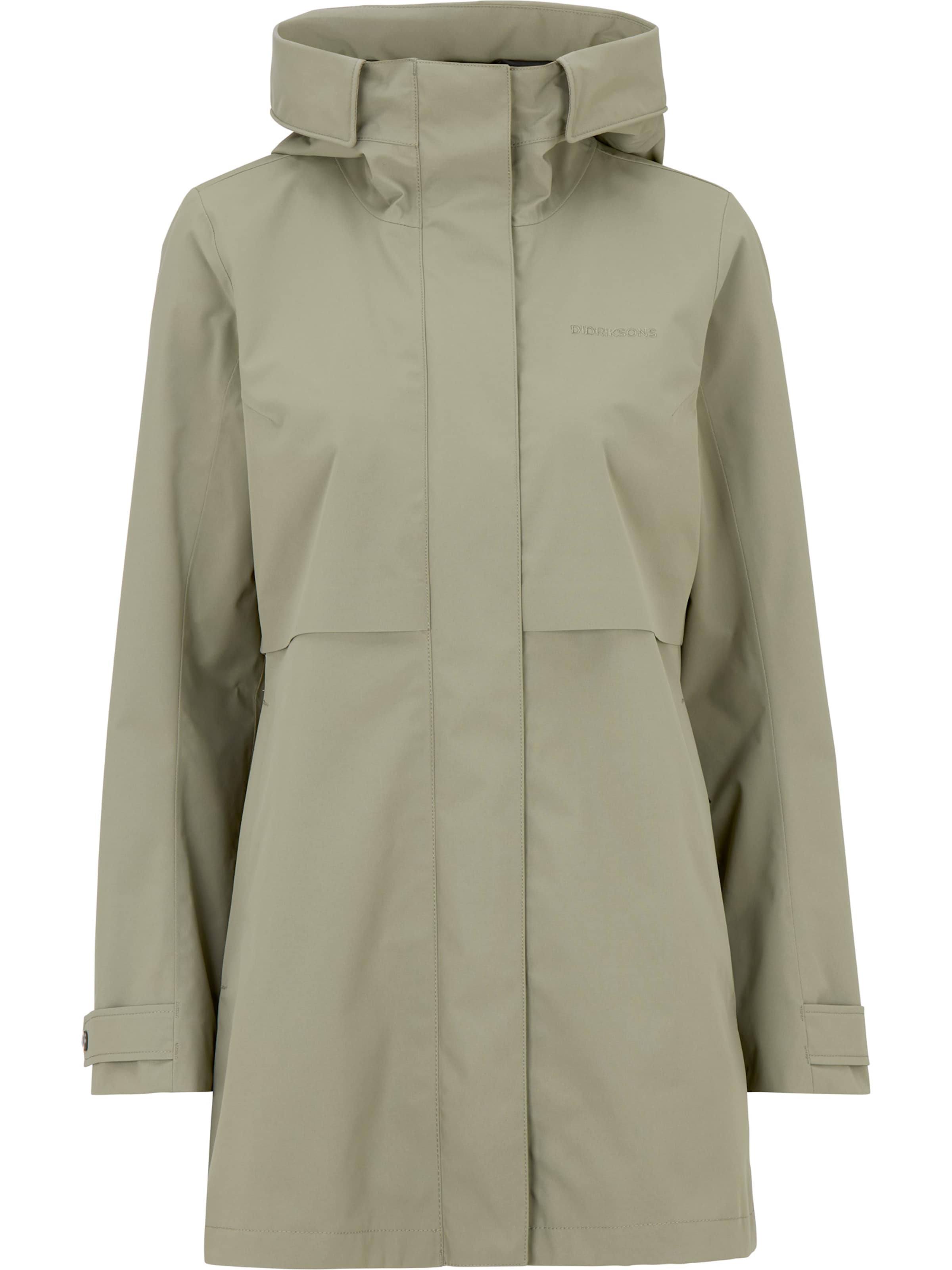 Didriksons Outdoorjas in Groen: voorkant