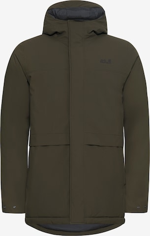 Veste outdoor JACK WOLFSKIN en vert : devant