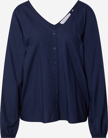 TOM TAILOR DENIM Bluse i blå: forside