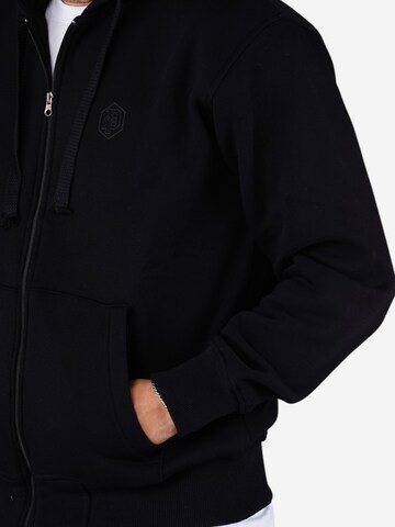 Picaldi Zip-Up Hoodie 'Hustle' in Black
