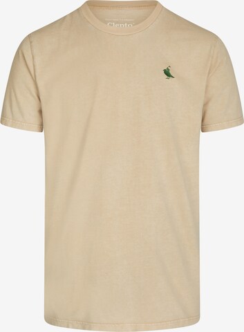 Cleptomanicx Shirt in Brown: front