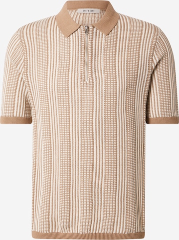 Only & Sons Pullover 'ONSKETIL' in Beige: Vorderseite
